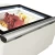 Import mini used portable fashion shape desktop ice cream popsicl display cabinet freezer from China