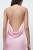 Import MISSM Simple design pink color Off Shoulder Halter Sexy Mini Dress Female from China