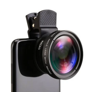 Mobile phone SLR lens super wide Angle macro 2 in one in one outdoor camera device selfie effect external camera