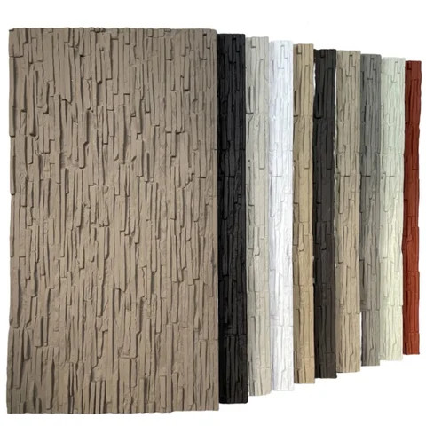 Buy Modern 3d Artificial Stone Wall Panel Pu Polyurethane Decorative ...