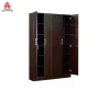 Modern Design Bedroom Furniture Melamine Wooden folding Door Wardrobe