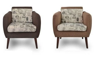 Modern design hot-sale fabric hotel sofa