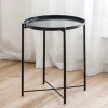 Modern design living room furniture cheap side table free sample small full metal coffee table