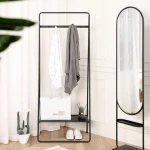 modern fashion metal boutique clothing hanger display rack
