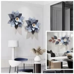 modern flower metal design home decor handmade wall decor for living room bed room wall hanging