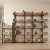Import *modern furniture bookcase, industrial wood metal display and storage square frame W1200 3 tiers bookshelf from South Korea