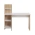 Import Modern Furniture White Wooden Wood Workstation Studio Working Home Office Desk With Bookshelf from China