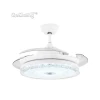 Modern invisible design fan ABS blades remote control 42inch modern ceiling fans with light crystal led