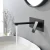 Import Modern Matte black brass Hot and cold concealed basin faucets mixers taps from China