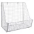Import Modern Metal Wire Wall Mounted Hanging Towel Basket / Freestanding Magazine / File Organizer Rack from China