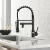 Import Modern Oil Rubbed Bronze Kitchen Sink Pull Out Down Faucet with Spring Loaded Mixer tap from China