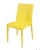 Import Modern Outdoor Yellow Restaurant Stackable Plastic Chaises PP Dining Chair from China