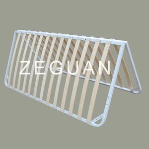 Modern Strengthen Wooden Slats Metal Folding Bed Frame