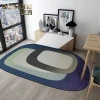 Modern style cut pile printed area rugs and carpet