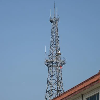 Modern Technology Telecommunication And Microwave Communic Communication Steel Tower