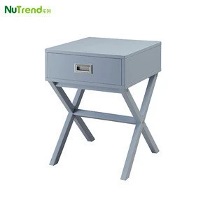 Modern wooden small sofa bed side end table