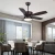 Import Modern Wooden With Remote Control Metal Shelf Led Ceiling Fan Light from China