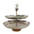 Import Most Demanded Unique Designer Double Tyer Cake Stand For Restaurant Tableware Cup Cake Decoration Christmas Cake Tool from China