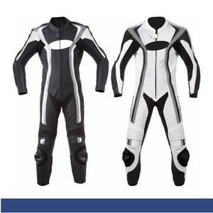 Motorcycle racing suits Motorbike Street Racing Men Cowhide Leather Suit in all size