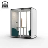 Movable M Size Private 2 Person office meeting pod Fast Assemble soundproof booth with sofa