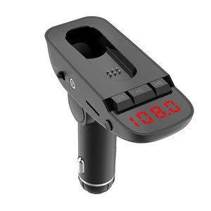 MP3 Player USB Charger Bluetooth Handsfree Car Kit FM Transmitter With Wireless Headphone Headset