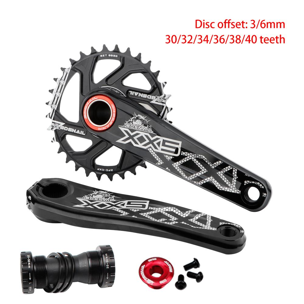 Mtb Bike CrankSet With Bottom Bracket Chain Wheel 104 BCD Crank Set Connecting Rods For Bicycle Parts Hollowtech Power Meter