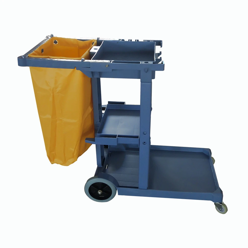 Multifunctional restaurant cleaning cart trolley