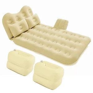 Multifunction Universal Travel Camping Inflatable Car Backset Bed Comfortable Folding Air Mattress Sleep Bed wiyh Air Pump