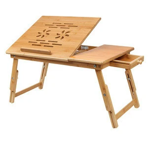 Multifunctional Bamboo Computer Desk Bed Mini Folding Portable Sofa Laptop Table For Floor Sitting
