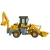 Import Multiple model low price front end loader with excavator articulated backhoe loader from China