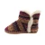 Import National style shining cashmere fur lined tpr outsole winter keeping warm boots women shoes from China