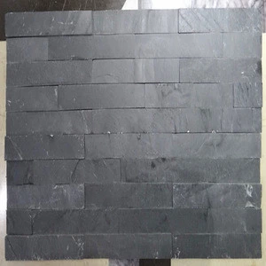 Natural Black Slate Stone tile for Wall