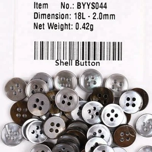 Natural coconut buttons for sale