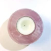 Natural Crystal Rose Quartz Candlestick Round Pink Stone Bowl Carved Heart Home Decoration Healing Chakra Feng Shui Art Ornament