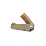 Natural Green Sandal wood Fold Comb Hair Comb For Men Beard Care ,Anti-static Wooden Comb Hair Care Tools Hair Brush