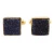 Natural Red Druzy  Cufflinks Cushion Shape Yellow Gold Plated Wholesale Cuff links Jewelry
