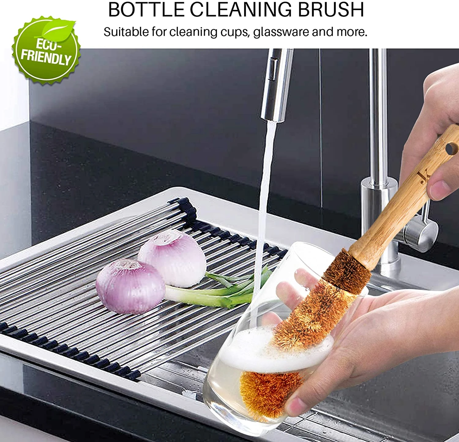 Natural Sisal fiber Dish Washing scrubber Wooden Pan and Pot Kitchen Brush Set Floor Vegetable Dish Bottle Pot Brush