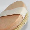 Natural wooden&bristles body cleaning brush,handheld shower massager customized logo healthy adult bath brush,foot brush