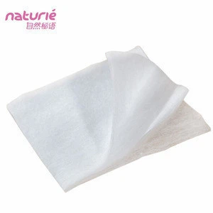 Naturie 100% natural personal care soft square cosmetic cotton pads Newest natural soft cotton pad for makeup remover