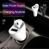 New 2 in 1 Wireless USB Car Charger True Stereo Bluetooth Headset R1 Vehicle Kit HD Calling Smart connection Belt Headphone