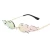 Import New 2021 Fashion Fire Flame Sunglasses Women Rimless Wave Sun Glasses For Men Eyewear Luxury Uv400 Sunglasses Ladies from China