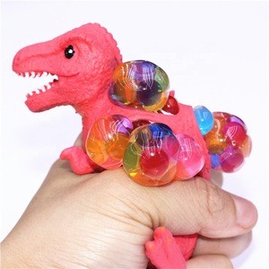 New Animal Dinosaur Slow Rising Squishy Toys Ball Anti Stress Cute Mesh Ball Reliever Squeeze Ball for Kid Tricky Toys