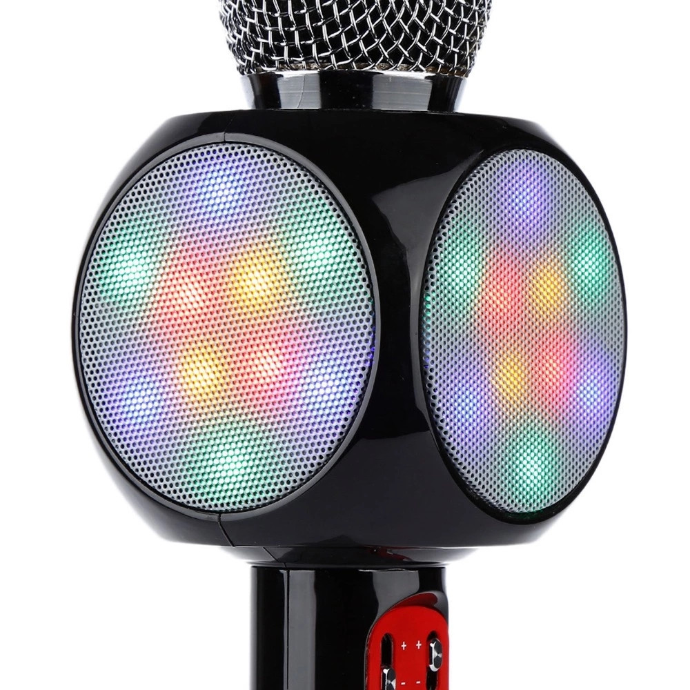 Microphone With Led Buy New Arrival Wireless Microphone Led Light Ktv Karaoke Ws1816 Bt ...