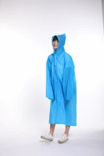 New design EVA raincoat  rain disposable travel Non-disposable protective rain wear rain poncho