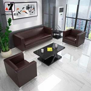 New Design Hot Sale Sofa Set Pu Leather Office Boss Sofa Office Furniture Sofa
