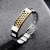 Import New design stainless steel strap silver bracelet men adjustable steel bracelet accessories from China