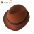 Import New design wholesale custom vintage elegant jazz winter bowler felt fedora hat from China