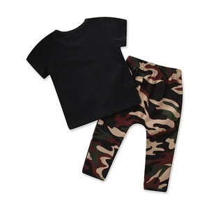 New Fashion Children Boy Cotton Clothing Set Boyl&#039;s Shirt + Pant Sets