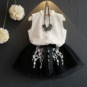 New fashion model lace feeling  baby girls party children girl dress