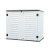 Import New HDPE Horizontal Storage Shed Plastic Base Cabinet Garden Storage Bin for Backyards and Patios from China